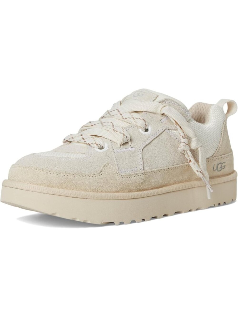 Ugg Men's Jasmine Round Toe Comfortable Lace Up Lo Lowmel Fashion Sneakers